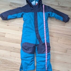 L.L. Bean Teal and Navy Kids Snowsuit